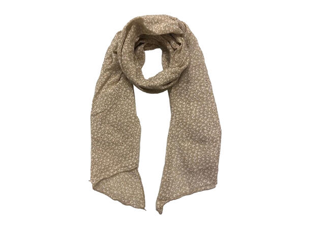 Skjerf "animal" 70x150 beige 
