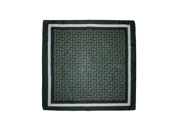 Skjerf enkel mønster 70x70 grønn* 