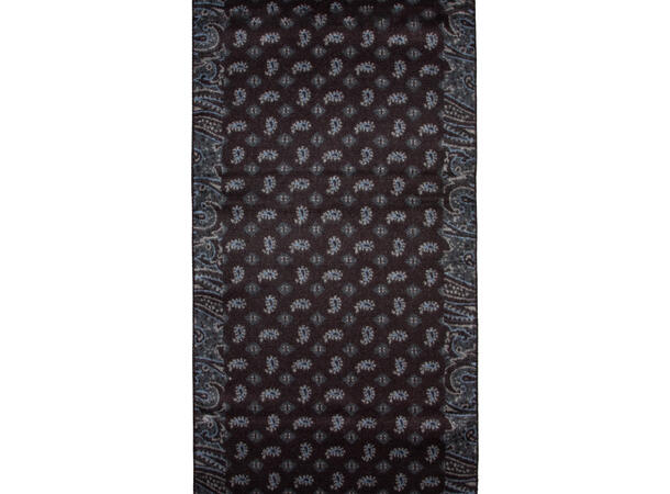Skjerf herre mønstert 35x180 brun Høst26 