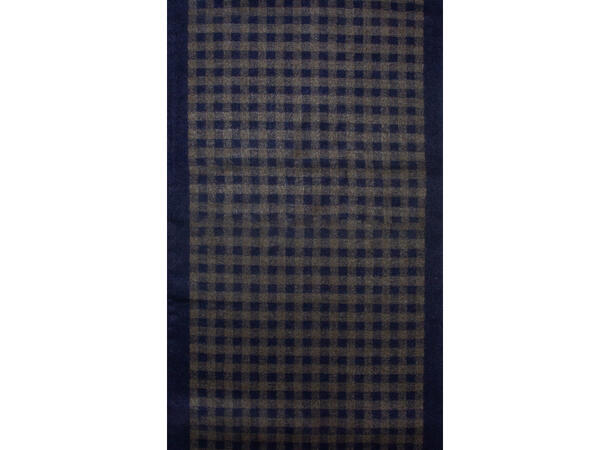 Skjerf herre rutet 35x180 beige Høst26 