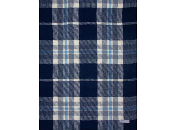 Skjerf rutet 65x180 blå Høst26 