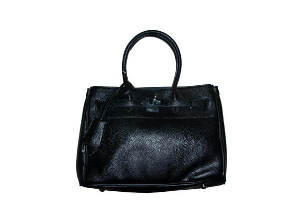 Veske skinn-look sort AW26 