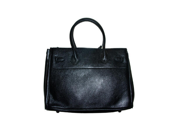 Veske skinn-look sort AW26 