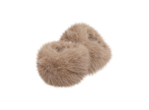 Armwarmer "cuff fake fur" natur 