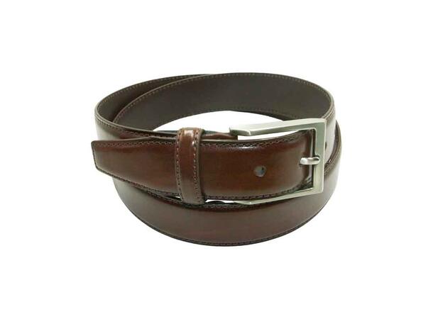 Belte Herre 3,5cm dress klassisk Brun Strl 110 