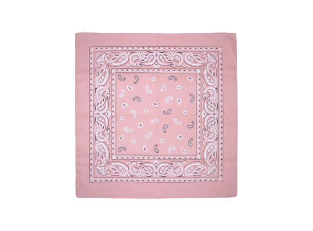 Bomull skjerf lys rosa 