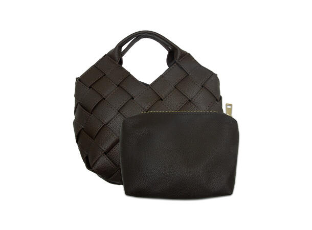 Håndveske "flettet" brun Høst 