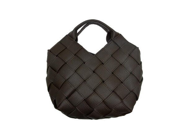 Håndveske "flettet" brun 