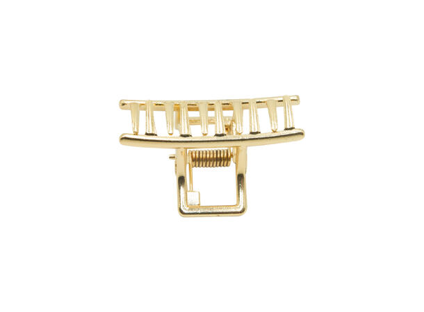 Hårklype rett 4,5cm gull 