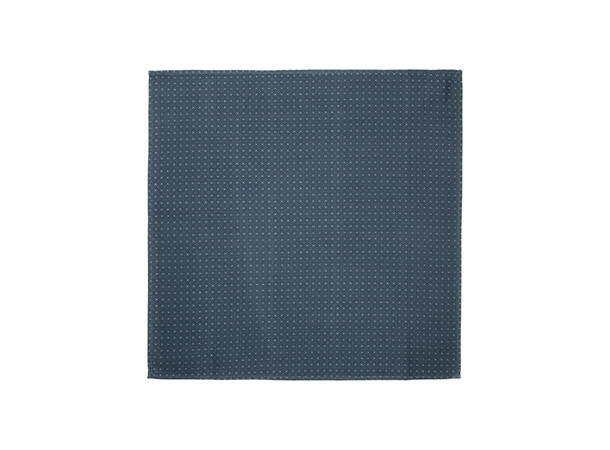 Santi silkeslips+lommetørkle mønstret sett hengende grønn 