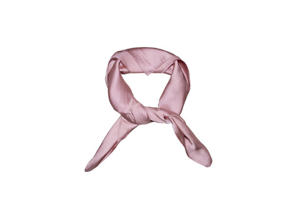 Skjerf ensfarget 70x70 rosa 
