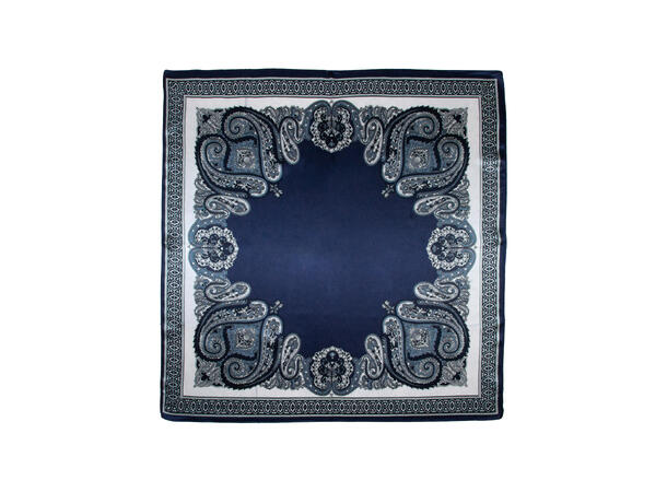 Skjerf klassisk SILKE 70x70 Navy* 