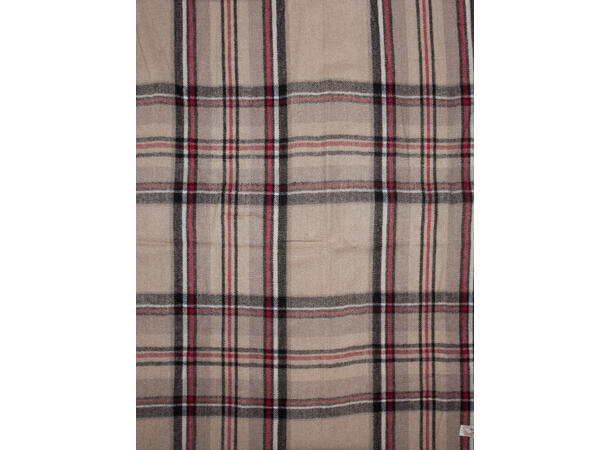 Skjerf rutet "mulberry look"65x180 beige Høst 