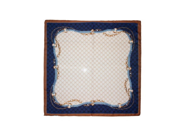 Skjerf seletøy 65x65 Blå* 