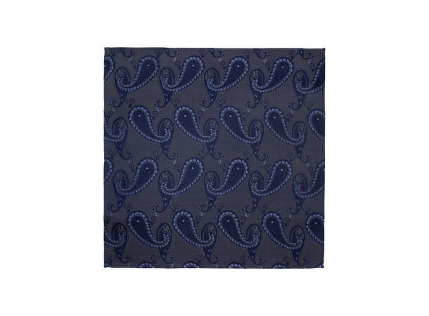 Sløyfe m/lommetørkle paisley brun 