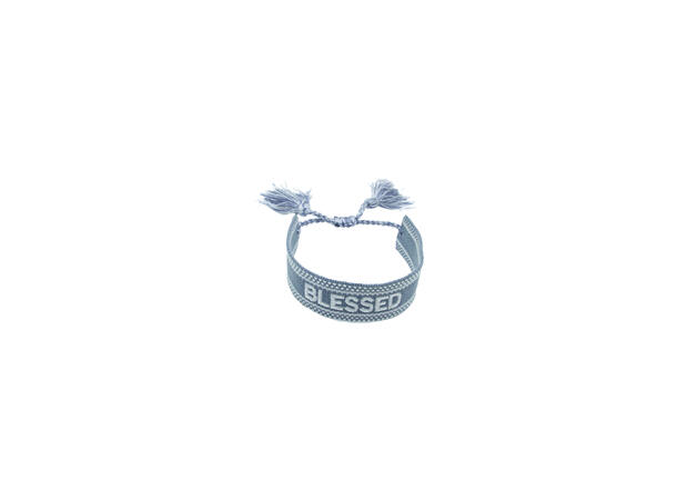 Armbånd "BLESSED" blå 