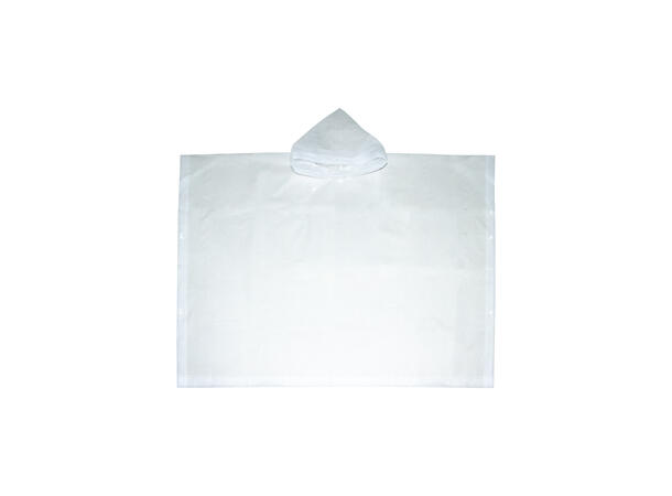 Bodø Poncho Regn 130x200cm hvit 