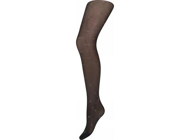 DECOY tights gold hearts 30den Black M/L - AW25 