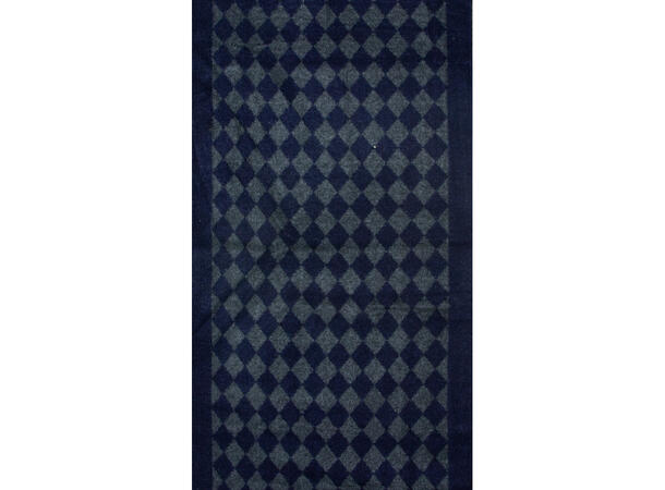 Herre skjerf mønstret 30x180 blå Høst26 