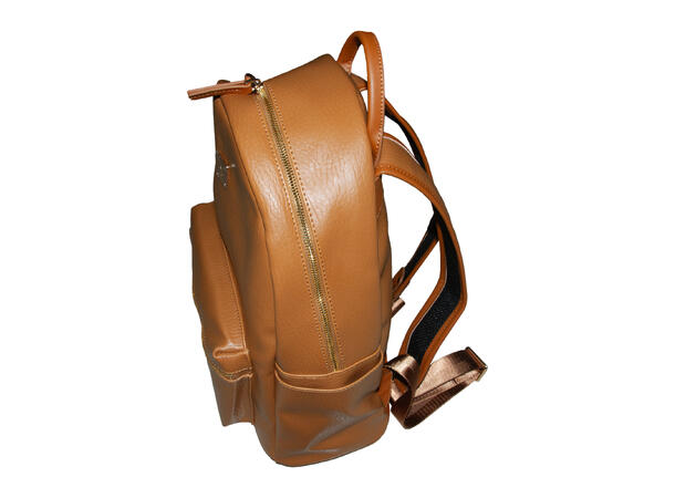 Ryggsekk "fashion" cognac m/butterfly logo 