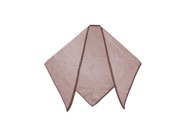 Skjerf dame triangel brun 