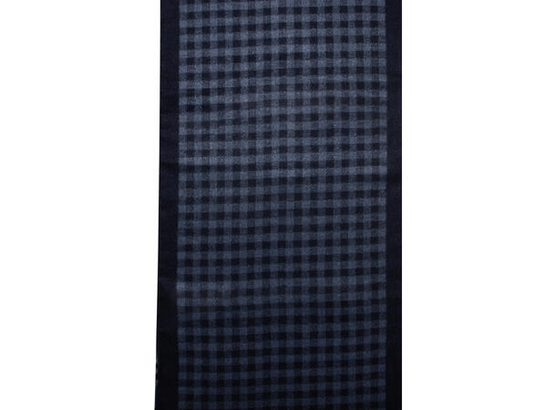 Skjerf herre rutet 35x180 navy Høst26 