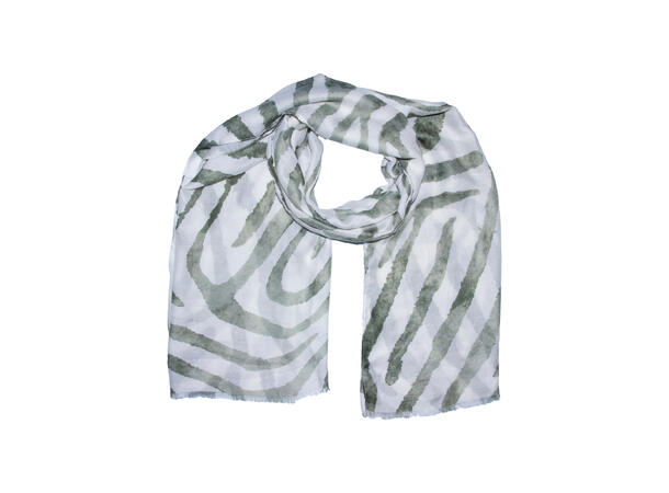 Skjerf m/dyreprint look 90x180 grønn 