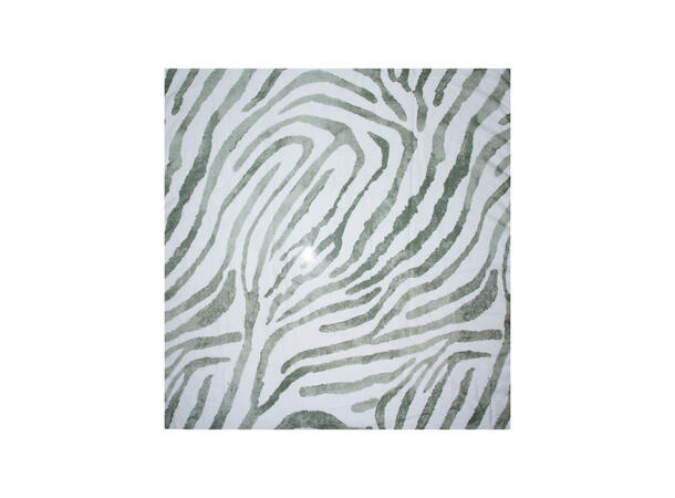 Skjerf m/dyreprint look 90x180 grønn 