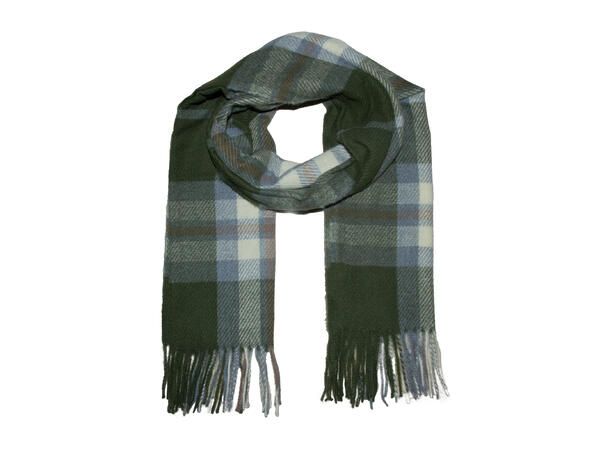 Skjerf rutet 65x180 grønn Høst26 