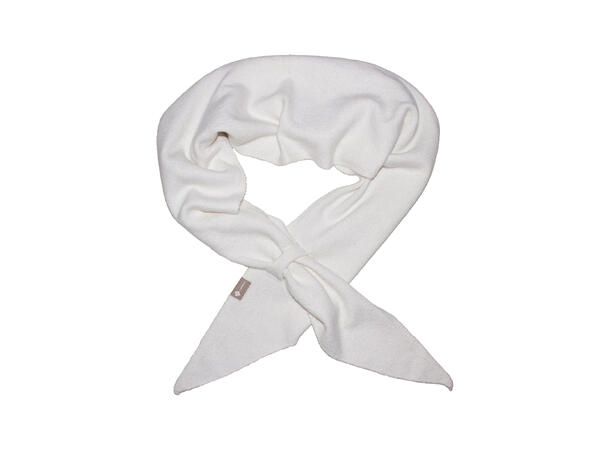 Skjerf triangel stor m/knyting 65x170 Offwhite Høst26 