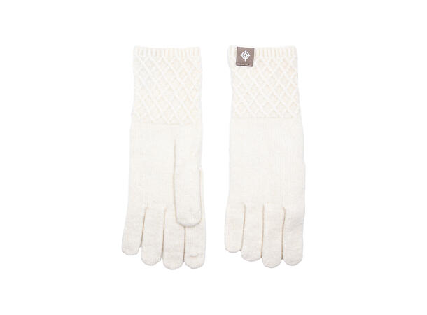 Vante m/mønster offwhite Høst 