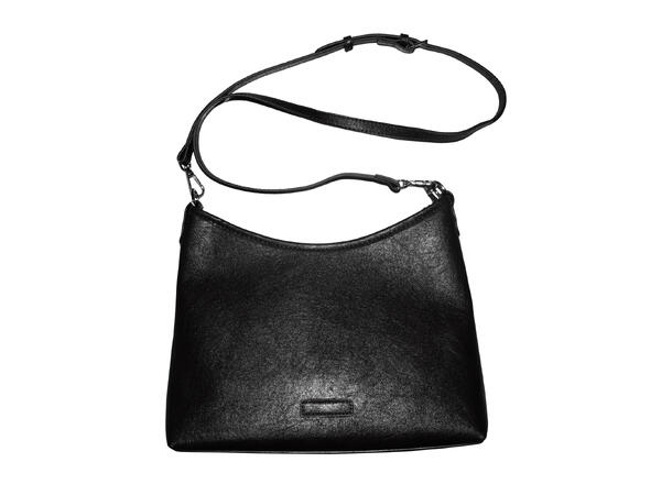 Veske enkel sort (sølv tilbehør) 