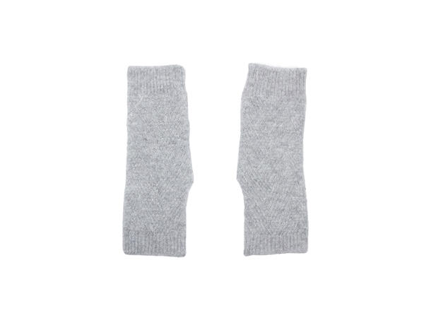 Dame armvarmer m/mønster grå Høst 