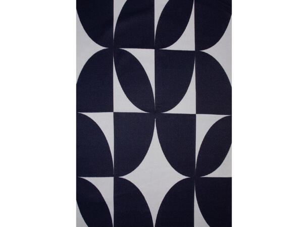 Dame skjerf m/rundinger 65x180 navy Høst 