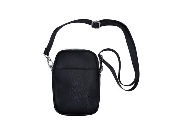 Mobilveske enkel sort 