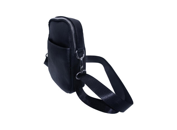 Mobilveske enkel sort 