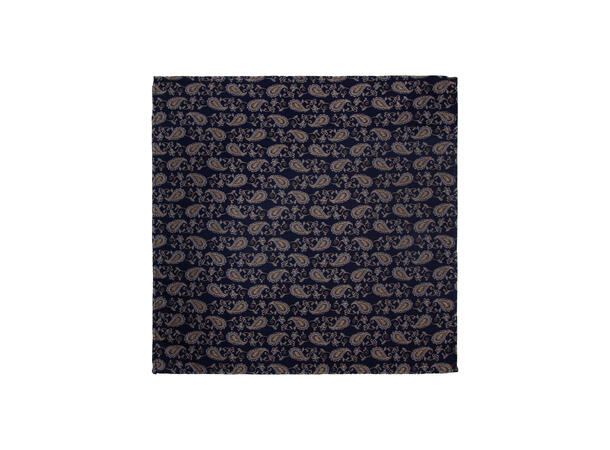 Santi 8cm silkeslips+lommetørkle sett hengende blå 