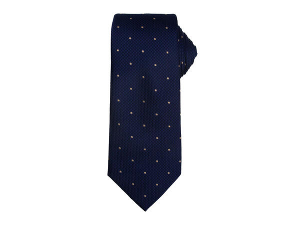 Santi 8cm silkeslips+lommetørkle sett hengende blå 