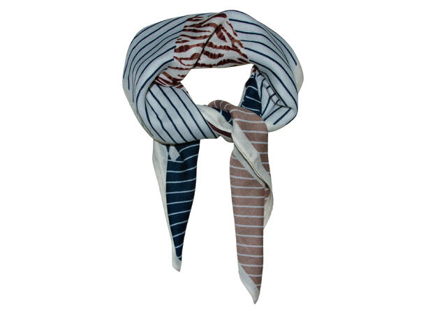 Skjerf 4-sidet 65x65 vinrød 