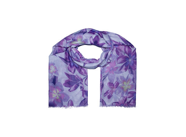 Skjerf Hawaii 90x180 lilla 
