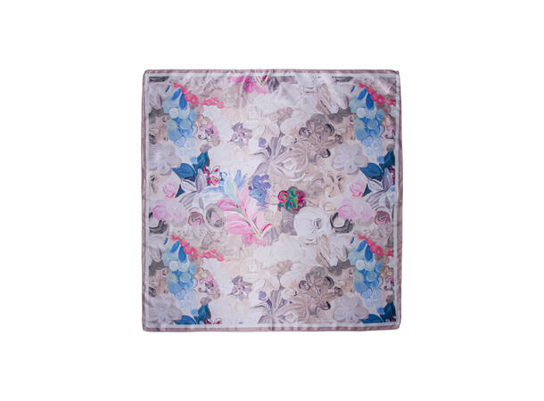 Skjerf "maling" 70x70 beige* 