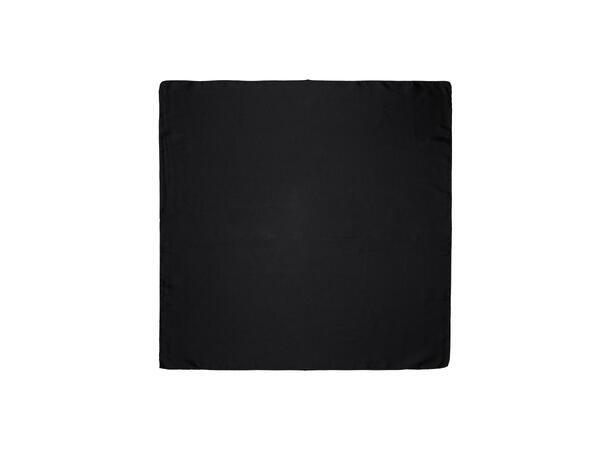 Skjerf ensfarget 70x70 sort 