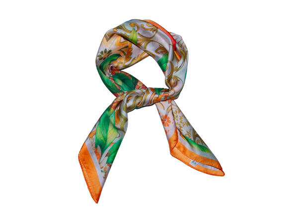 Skjerf lemon 70x70 oransje 