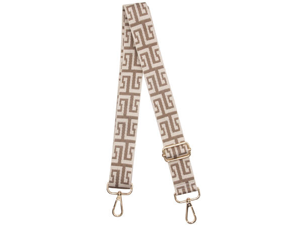 Skulderrem til veske enkel design gull* beige 