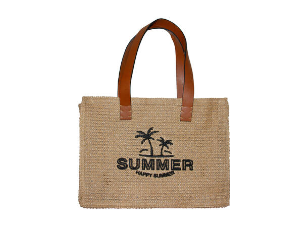 Veske "Summer" med happy/palmer beige* SS26 