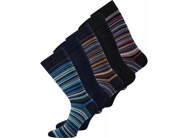 Claudio socks bamboo 5 pc FSC Flerfarget 40-47 - NOOS 
