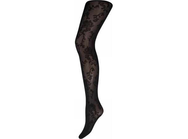 DECOY tights flower 45 den Black XL - AW25 