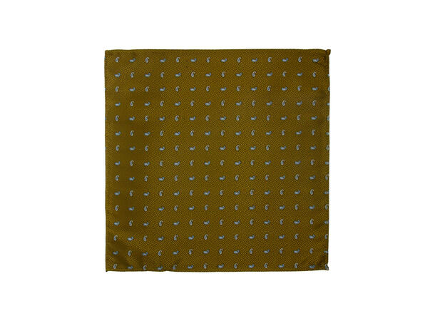 Da Vinci slips+lommetørkle mønstert sett hengende beige 