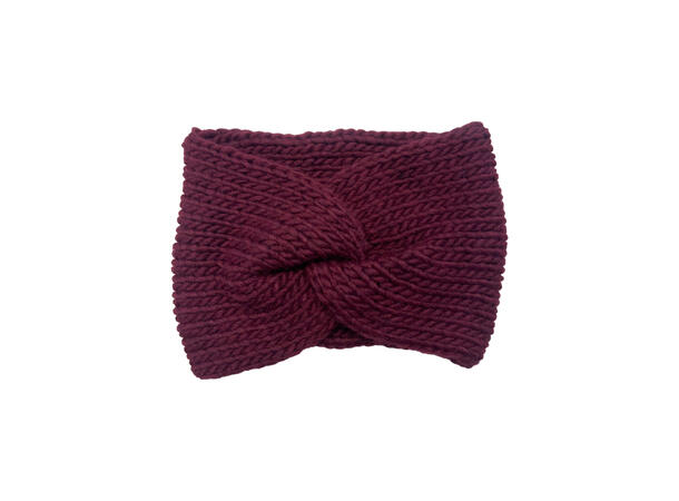Dame Pannebånd ensfarget vinrød Høst26 