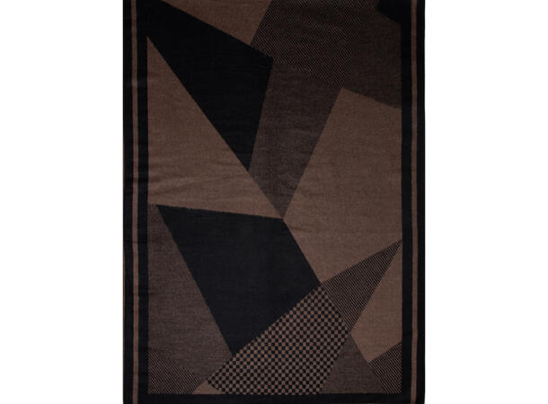 Dame flermønstret 65x180 brun Høst26 